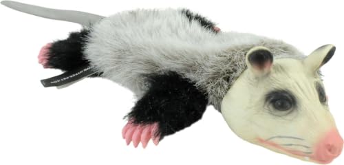 Hyper Pet Real Skinz Opossum Plush Dog Toy, Medium (Pack of 12) - size: Medium (Pack of 12), style: Opossum