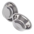 AVERYDAY 25oz Stainless Steel Dog Bowls Set, 2 Pack for Replacement Dogs Bowl Stand, 3.1 Cups Metal Dog Bowls, 6 Inch Small Medium Dogs Water Bowl for Raised Feeder with Opening 6.5-6.65" - size: Fit 6.5-6.65" Feeder Holes (3.1 Cups)