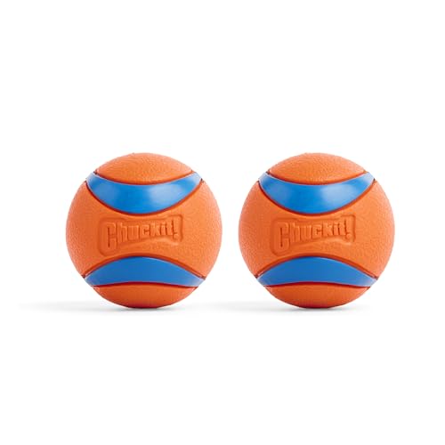 Chuckit! Ultra Ball Dog Toy, Durable Rubber, Medium 2.5-in, 2 Pack - size: Medium, style: Medium (2 Pack)