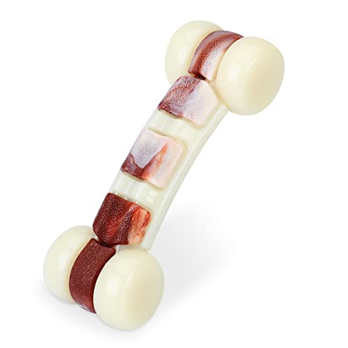 Tikaton Hammerbone Durable Dog Chew Toy for Aggressive Chewers, Beef Flavor Dog Toy, Medium - size: Medium