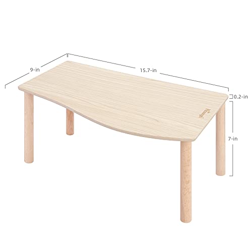 Niteangel Hamster Play Wooden Platform: Wave - 15.7" L x 9" W - 7" H - size: Wave - 7" Height