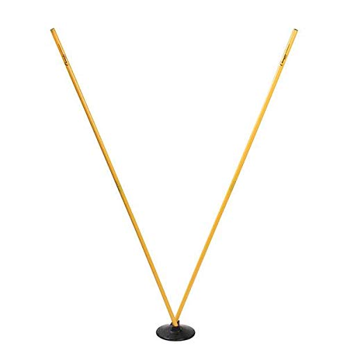 Champion Sports Agility Training Pole & Hurdle Sets – Speed, Footwork & Coordination Drills, Indoor/Outdoor PVC Poles - style: Pro Agility Pole Set