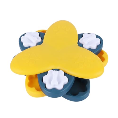 Slow Feeder Bowl,Rotating Dog Food Dispenser,Intelligence Training for Dogs, Dog Puzzle Toys,Suitable for for Small/Medium/Large Dogs, Regulates Eating Speed, Prevents Overeating. - size: 9.65"*9.65"*2.55"