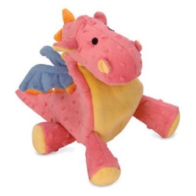 goDog Sherpa Mini Dragon Dog Toys with Chew Guard (Set of 3)
