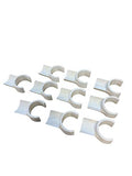 3/4" Jump Cups-Dog Agility Equipment-Set of Ten fits Factory Labeled 3/4" PVC Pipe. See Description Prior to Ordering