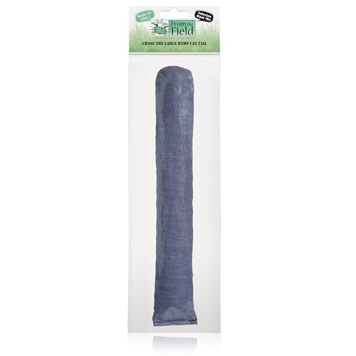 From The Field | Chase Large Hemp Cat Tail Kicker Toy | Catnip & Valerian - size: Large
