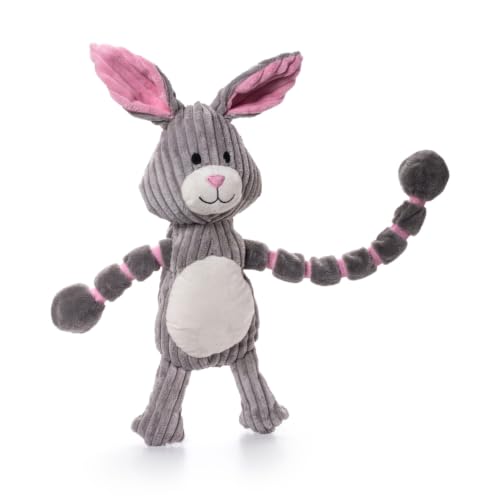 Outward Hound by Charming Pet Thunda Tugga Bunny Plush & Squeaky Dog Tug Toy - color: Bunny