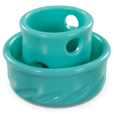 Messy Mutts Totally Pooched Puzzle n Play Mushroom, Small, Teal - color: Teal, size: Small