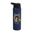 TUNNEL TURN READY Dog Agility Course, Training, Jump Bar Stainless Steel Insulated Water Bottle - color: Navy Blue
