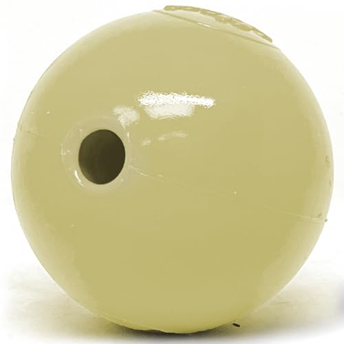 SodaPup Squeaker Ball – Durable Dog Ball Toy, Chew Toy & Floating Retrieving Toy with Squeaker Made in USA from Non-Toxic, Pet-Safe, Food Safe Rubber Material for Bonding, Physical Exercise, & More - color: Glow in the Dark Ball, size: Large