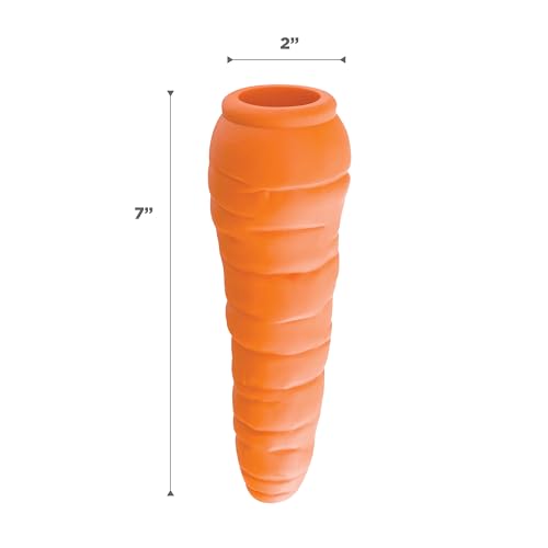 Outward Hound by Planet Dog Foodies Carrot Treat-Dispensing Dog Chew Toy, Orange - color: Carrot