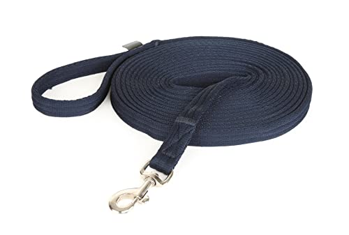 Shires Equestrian Soft Feel Lunge Line - color: Navy