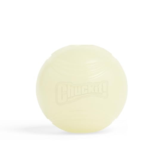 Chuckit! Max Glow Bouncy Ball, Glowin the Dark, Medium 2.5in, 1 Pack - size: Medium