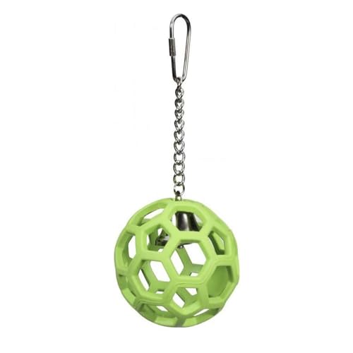 JW Pet Activitoys HOL-ee Roller Parrot Toy, 4in Diameter - size: 3.5'' diameter 7.75'' length