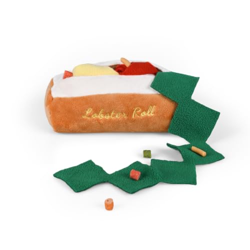 CHEWFFON Lobster Roll Snuffle Dog Toy, Interactive Nose Work Puzzle - style: Lobster Roll