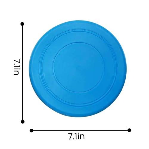 Dog Flying Disc, 2 Pack Dog Frisbee Toy Gift Set for Medium & Large Dogs - size: 2PC