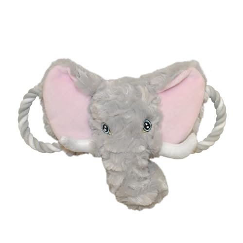 Jolly Pets Tug-A-Mal Elephant Squeaky Tug Dog Toy, Extra Large - color: Elephant, size: XL
