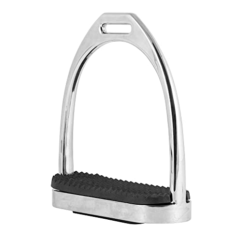 FES Extra Heavy Stainless Steel Fillis Irons | Size 4 1/2 | Optimal Weight & Balance | Enhances English Disciplines | Limits Foot Movement | High Shine Finish | Rust-Proof - size: 4 1/2