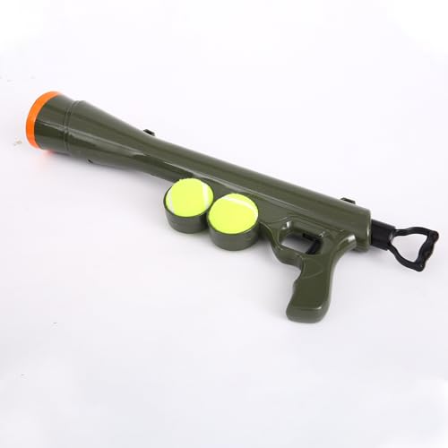 Dog Ball Launcher, Tennis Ball Thrower Launches 30+ft, Green - color: Green