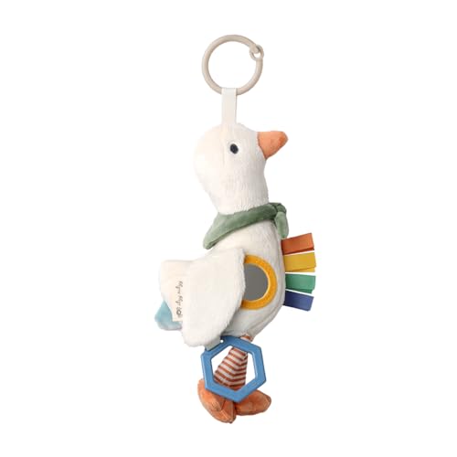 Itzy Ritzy Bitzy Traveler Baby Stroller & Car Seat Toy with Rattle (Goose) - color: Goose