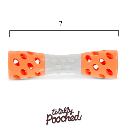 Messy Mutts Totally Pooched Toss n Stuff Hourglass, 7 Inch, Orange - color: Orange