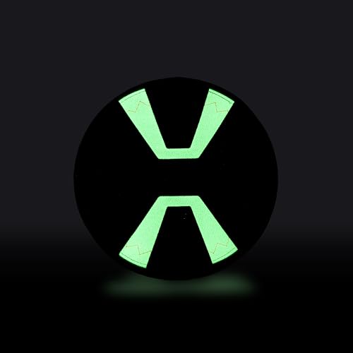 Chuckit! Max Glow Paraflight Flying Disc Dog Toy, Large, 1 Pack - color: Green/Max Glow, size: Large