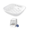 Silicone Slow Feed Insert for PawsPik RFID Pet Feeder, 2-Pack