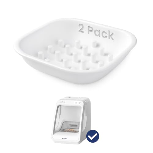 Silicone Slow Feed Insert for PawsPik RFID Pet Feeder, 2-Pack