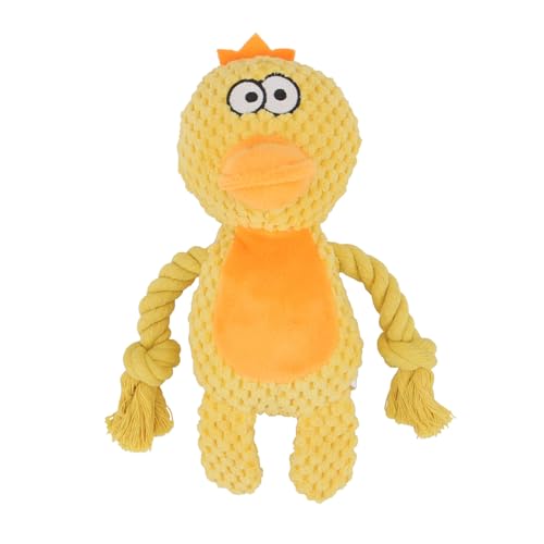Dog Toys, Dog Squeaker Toys with Crinkle Paper (Yellow Duck) - color: Yellow Duck
