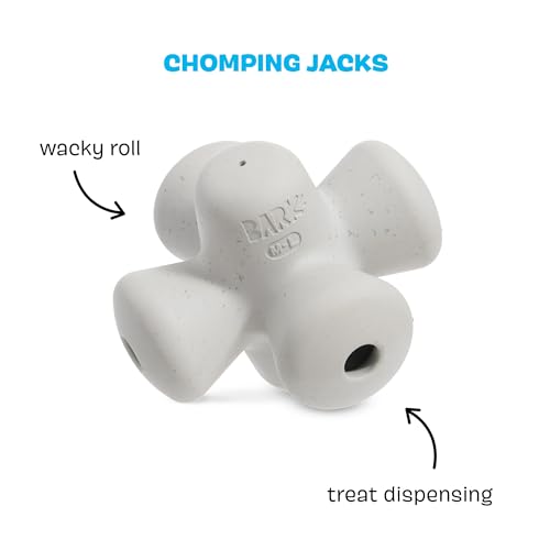 BarkBox Chomping Jacks Natural Rubber Dog Toy - color: Chomping Jacks