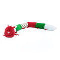 ZippyPaws Holiday Caterpillar Dog Plush Squeak Toy - size: One Size - Christmas