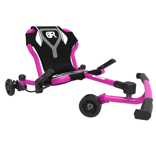Ezyroller Drifter X Ride On Toy Ages 4-12+ Ideal Weight 40-110 lbs, Pink - color: Pink