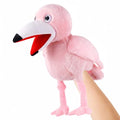 Animal Hand Puppets 11 Inch Bird Plush Toucan Owl Eagle Parrot Flamingo Peacock Puppet Toys Role-Play Puppets for Kids Storytelling Imaginative Pretend Play Teaching Preschool(Flamingo) - style: Flamingo