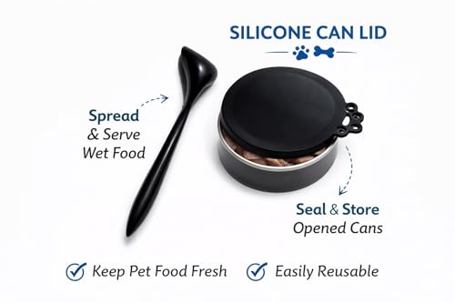 2 Pack Dog Lick Mats with Lid and Spatula, Silicone Slow Feeder Mats
