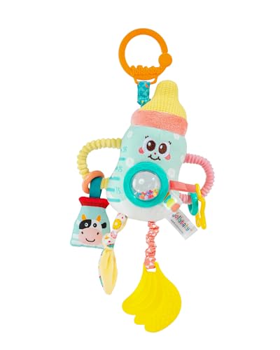 Jollybaby Pull Down CarSeat Stroller Hanging Toy for 0-12 Month Baby Bottle - style: Baby Bottle