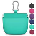 1 Cup Silicone Dog Training Treat Pouch(Turquoise) - color: Turquoise