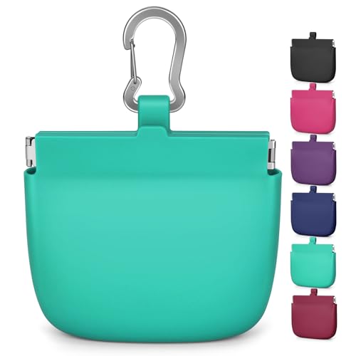 1 Cup Silicone Dog Training Treat Pouch(Turquoise) - color: Turquoise