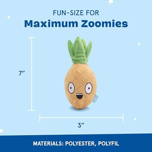 BarkBox Penny The Pineapple 2-in-1 Interactive Plush Dog Toy - color: Penny the Pineapple - Small