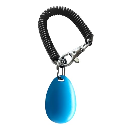 ith Adjustable Wrist Strap - Positive Reinforcement Clicker for Dogs, Cats, Puppies(Blue)