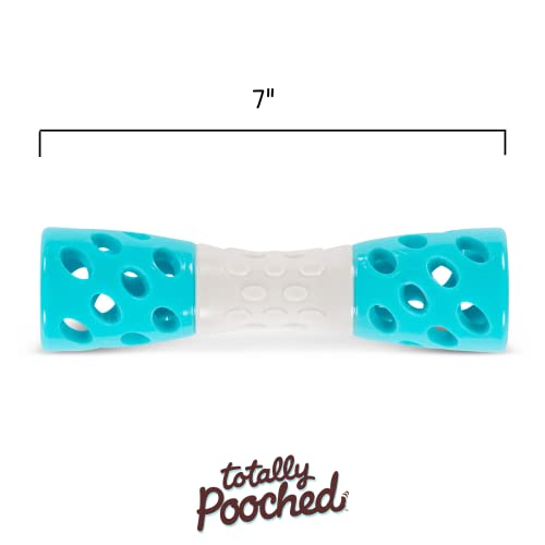 Messy Mutts Totally Pooched Toss n Stuff Hourglass, 7 Inch, Teal - color: Blue