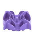 Jaoul Slow Feeder Dog Bowls Insert, 5.4 Inch Cuttable Slow Feeder Insert with 17 Octopus Suction Cups for Small Size Dog Food Bowl (Small, Purple) - color: Purple, size: Cuttable(Small)