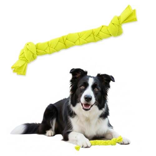 GURU Pet Squeaking Tennis Snuffle Rope Dog Toy with Braided Design - Snuffle Rope for Durable Play - Interactive Dog Toy with Squeakers & Treat Hiding for Stimulation - Dog Snuffle Toy for Active Pets - style: Small