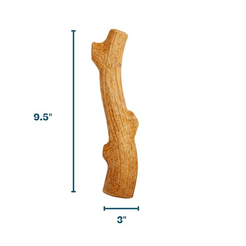 Pupstages Super Dogwood Stick Dog Chew Toy, Made in USA, Medium, 9.5" - size: Medium (Pack of 1)