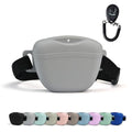 AUDWUD Magnetic Silicone Dog Treat Pouch with Adjustable Belt - color: Light Grey, size: 1 Pack