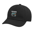 Run Weave Jump Tunnel Dog Agility Adjustable Baseball Hat - color: Black