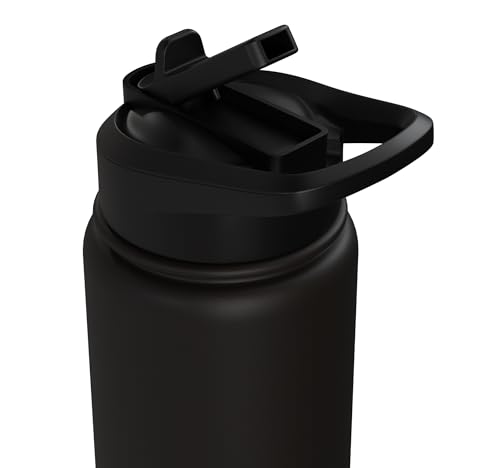 TUNNEL TURN READY Dog Agility Course, Training, Jump Bar Stainless Steel Insulated Water Bottle - color: Black