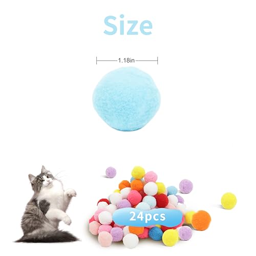 24 Pcs Colorful Pet Balls