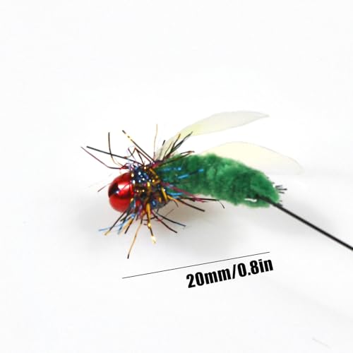 4 PCS Simulation Insect Cat Toy Attachments