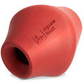 Stuffable Enrichment Dog Toy – Durable Natural Rubber Treat Dispenser for Medium Dogs, Irregular Shape, Red, Bully Stick Compatible - color: Red-Classic, size: Medium