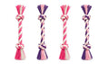 Mini Chew Rope Pack for Small Dogs – 4 Pack Puppy Rope Toys for Chihuahua, Pomeranian & Small Breeds – Tiny Paws Teething & Dental Chew Toys (Pink) - color: Pink